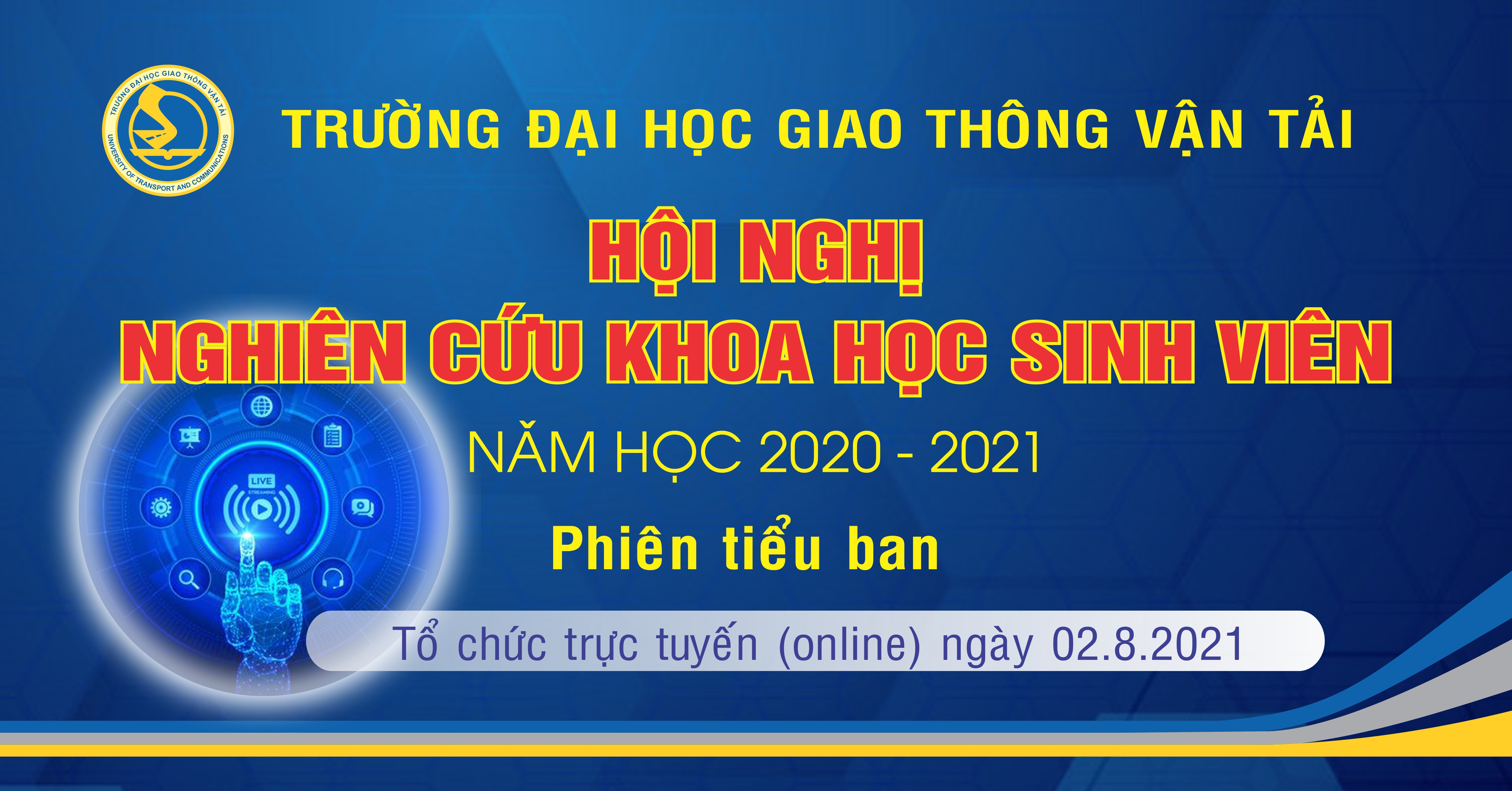 Hội nghị Nghiên cứu khoa học sinh viên năm học 2020-2021