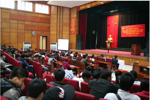 Lễ phát động Phong trào thi đua học tập, rèn luyện  chào mừng Đại hội Đảng các cấp  & Tập huấn cán bộ Đoàn 